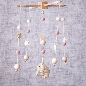 Neutral Baby Mobile/Cot Mobile/Nursery Mobile/Crib Mobile/Pom Pom Mobile/